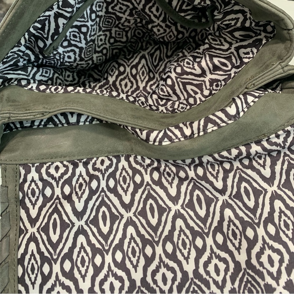 STEVE MADDEN Gray & Blue Crossbody Messenger Bag - Picture 14 of 16